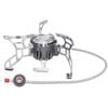 NNEOBA 3500W Foldable Camp Gas Stove Silver
