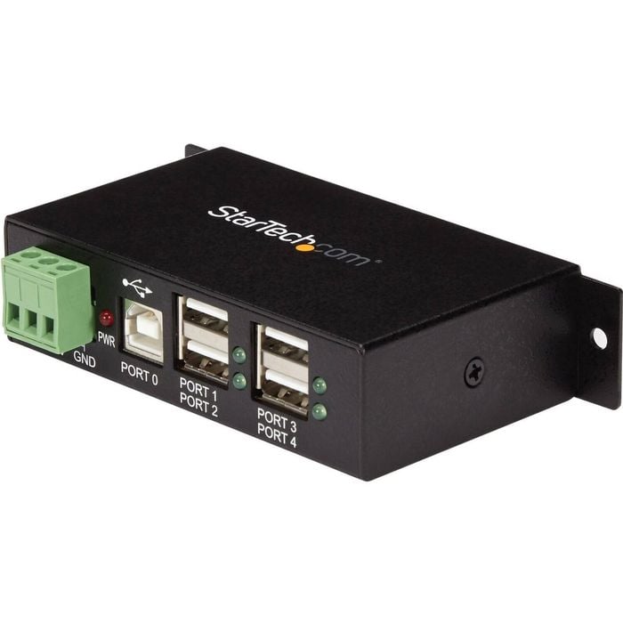 Startech.com Usb Hub - Usb Type B - External - Black - Taa Compliant - 4 Total Usb Port(s) - 4 Usb 2.0 Port(s) - Pc, Mac
