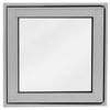 Polar     View 600 x 600mm Silver Grey Frosted Glass Open Panel Double Glazed Window
