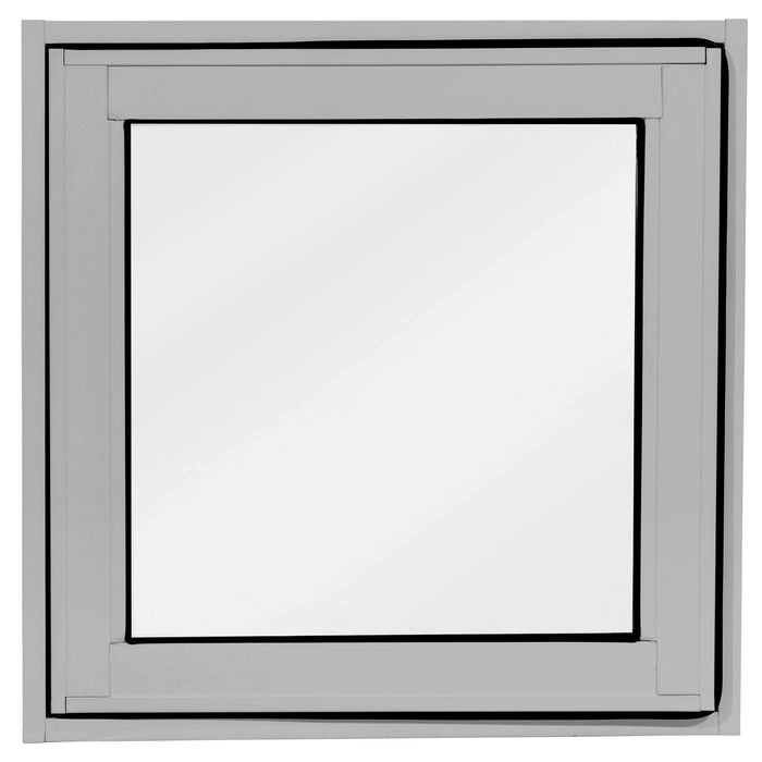 Polar     View 600 x 600mm Silver Grey Frosted Glass Open Panel Double Glazed Window
