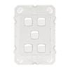 HPM ARTEOR 5 Gang Wall Switch - No Coverplate - Transparent