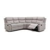 Foret 5 Seater Sofa Corner Lounge Recliner Footrest Bed Chaise Couch Fabric Grey Light