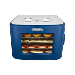 TODO 400W Food Dehydrator Stainless Steel Interior - Navy Blue