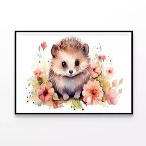 Mammal Surrounded By Flowers  Print 100% Australian Made 120x90cm  (Poster)