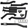 Ignite Exhausts Chevrolet Silverado 1500 6.2L V8 Cat Back Single 3.5 to 3" Dual Rear Straight Pipe Black Chrome Tips Stainless