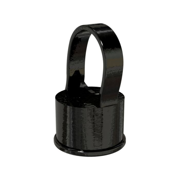 PEAK Chain Link Fencing 38mm Black Line Post Cap