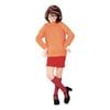 Scooby Doo Velma Dinkley Deluxe Girls Fancy Dress Up Party Costume Set Size M