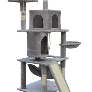 Yes4pets Large Cat Scratching Post Tree Scratcher Pole-little Grey
