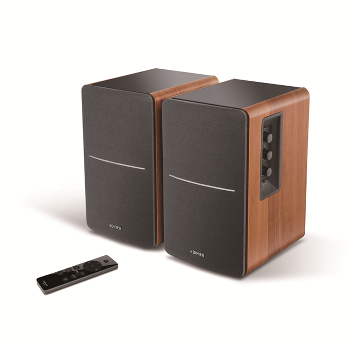 Edifier R1280DBS - 2.0 Bookshelf Bluetooth Studio Speakers - Brown
