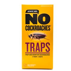 Kiwicare No Cockroaches Traps - 3 Pack