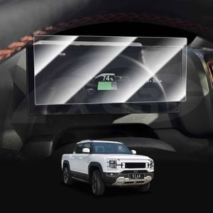 Tempered Glass Dash Screen Protector for BYD Shark 6 2024-Onwards Touchscreen Anti-Scratch Cover Accessories