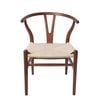 SK Designer Living | Replica Hans Wegner Wishbone Chair - Walnut & Natural