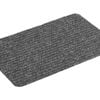 Axton 57 x 38cm Charcoal Ribbed Carpet Mat