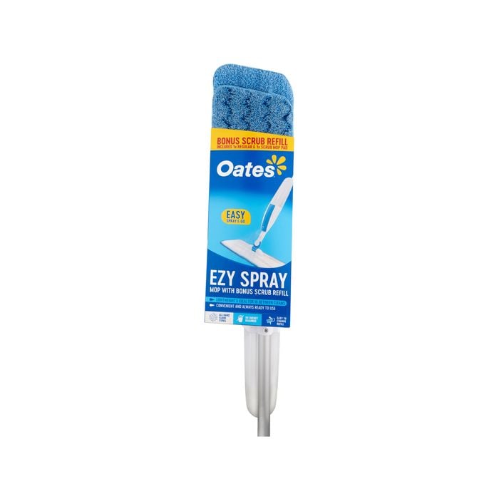 Oates Ezy Spray Mop With Bonus 1 Scrub Refill