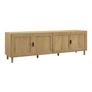 Quincy Lowline TV Entertainment Unit 4 Doors Oak
