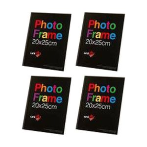 4x Unigift Photo & Artwork Wooden Frame 20x25cm/8x10" Home Office Decor - White