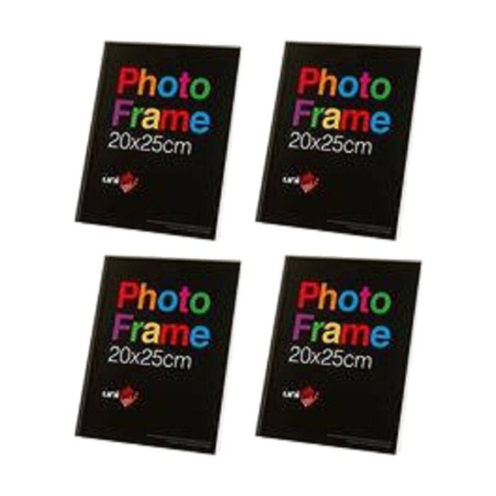 4x Unigift Photo & Artwork Wooden Frame 20x25cm/8x10" Home Office Decor - White