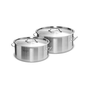 SOGA 9L & 23L Stainless Steel Stockpots – 18/10 Heavy-Duty