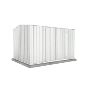 Absco Sheds 3.0 x 2.26 x 2.0m Surfmist Premier Double Door Garden Shed