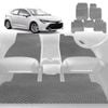 6D Diamond Car Floor Mats for Toyota Corolla 2013-2018-Full Set-Grey-Outback GT