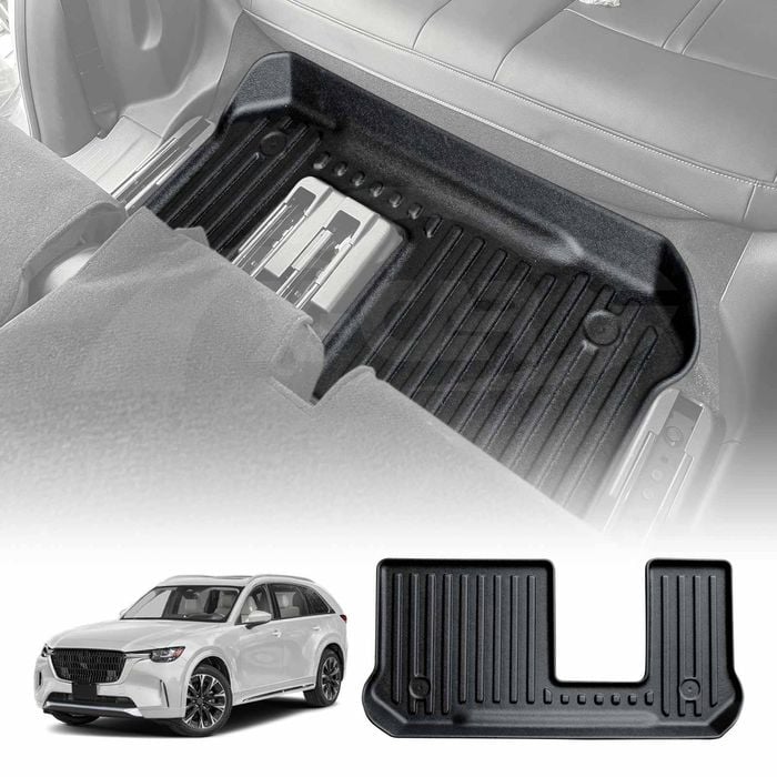 3D Heavy Duty All Weather Car Mats Floor Liner Third Row Seat for Mazda CX-90 CX90 2023-Onwards