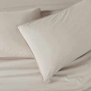 Gioia Casa Vintage Washed 100% Cotton Standard Pillowcase 2 Pcs - Natural