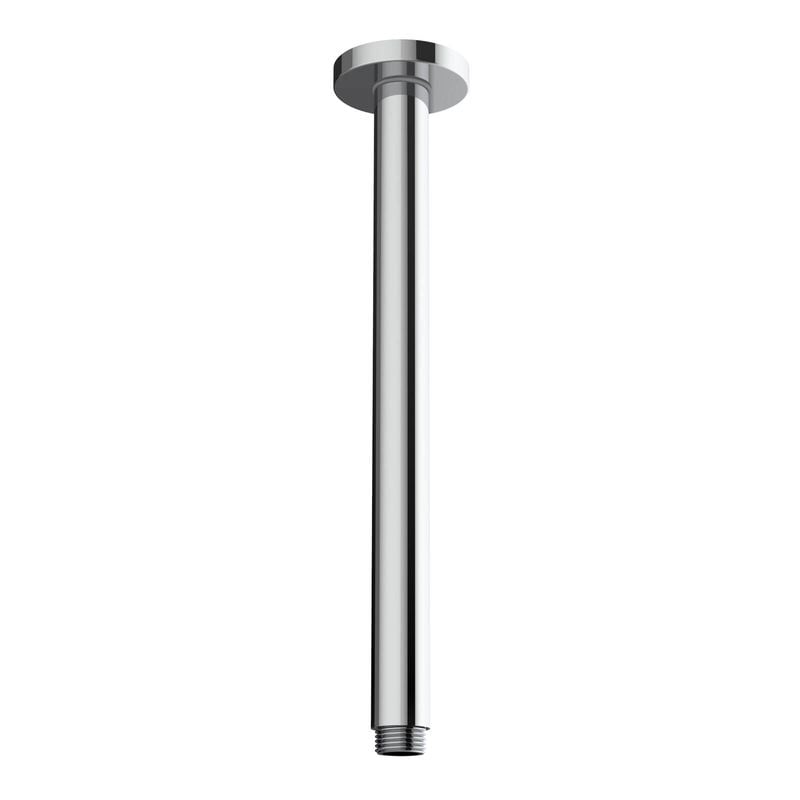 Resonance 300mm Chrome Straight Ceiling Shower Arm
