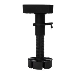 Hafele 150mm Black Adjustable Screw On Leg Set - 20 Pack