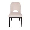 Sk Designer Living | Maribel Boucle Dining Chair | Black Legs - Beige Bouclé
