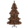 Costway 1.8M Halloween Christmas Christmas Tree Pre-Lit Artificial Xmas Tree w/Natural Pine Cones