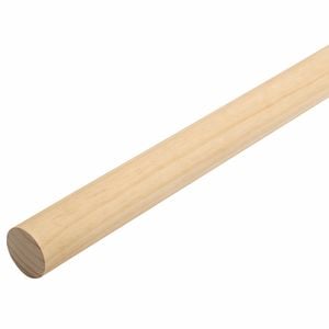 Pinetrim 45mm x 3.6m Untreated Clear Pine Round Handrail