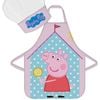 Peppa Pig Seaside Kids Baking Apron And Chef Hat Set