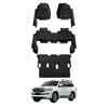 AUSGO 3-Row Set 7D Injection Floor Mats For Toyota LandCruiser 200 Series LC200 Altitude / VX / Sahara 2012-2021