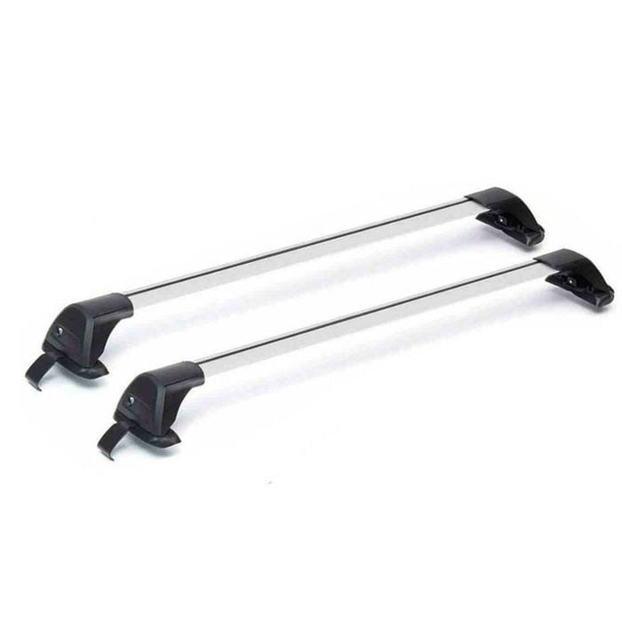 2x Silver NEW Aerodynamic Cross bar / Roof Rack Fit For Mitsubishi Triton 2006-2015