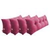 SOGA 4x 120cm Crabapple Red Wedge Pillows