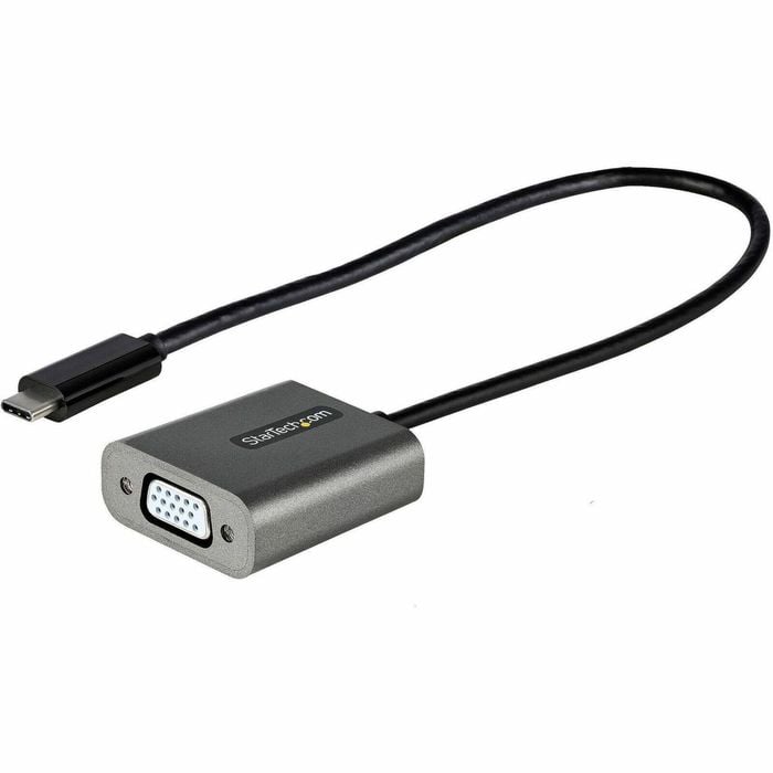 Startech.com Usb C To Vga Adapter, 1080p Usb Type-c To Vga Adapter Dongle, Usb-c To Vga Monitor/display