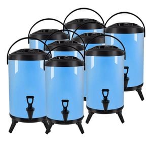 SOGA 8X Stainless Steel Insulated Beverage Dispenser with Tap 12L Blue
