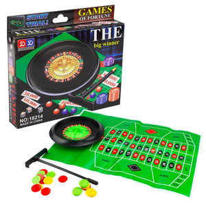 Games Of Fortune The Big Winner Wheel & Ball Game Casino Spinner Party Roulette