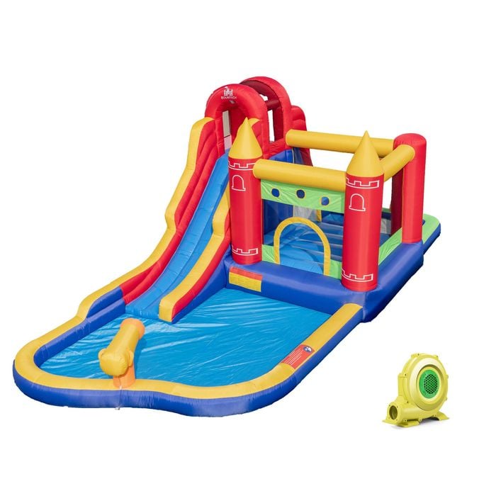 Costway 7-in-1 Inflatable Water Park Bounce House Jumping Castle w/Blower