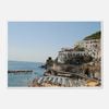 Galrie Stunning Amalfi Coast Umbrellas - Fine Art Photography for Home Decor, Poster Only, A2 42 x 60cm (16 x 24inch)