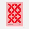 Galrie Bauhaus 1919 Geometric Red Art Print - Vintage Style Home Decor, Poster Only, A1 60 x 84cm (23 x 33inch)