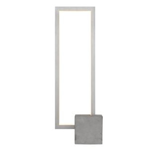 Telbix Modric Modern Table Desk Lamp Light Concrete Aluminium Grey Anodised