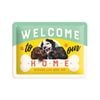 Nostalgic-art 15x20cm Small Wall Hanging Metal Sign Plaque Welcome Puppies