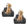 SOGA 2X Grey Pet Car Seat Sofa