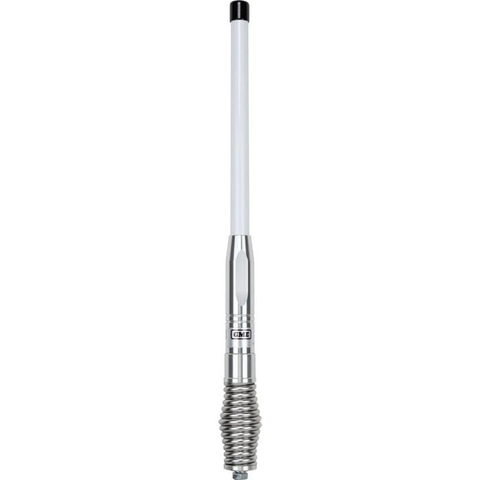 GME UHF CB Colinear Fibreglass Interchangeable Whip 2.1dBi Antenna 58cm White