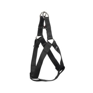 Flamingo Large Black Ziggi Dog Step And Go Harness