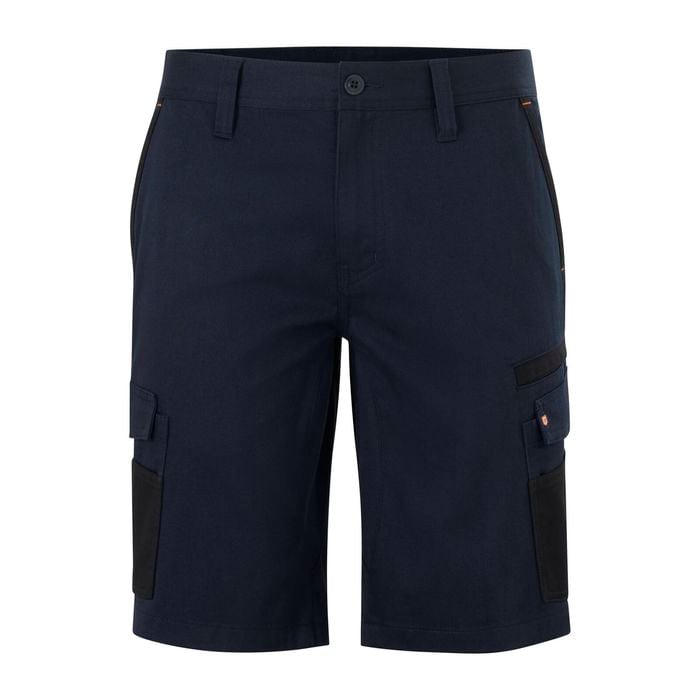 Citeco Navy Cotton Stretch Cargo Mid Shorts - Size 87R
