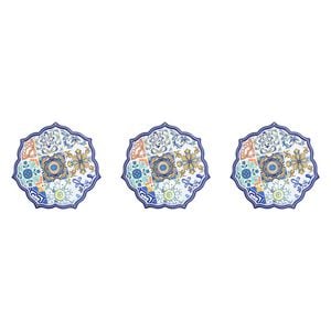 3PK LVD Metal Trivets Moroc Home/Kitchen Decor 20cm Assorted