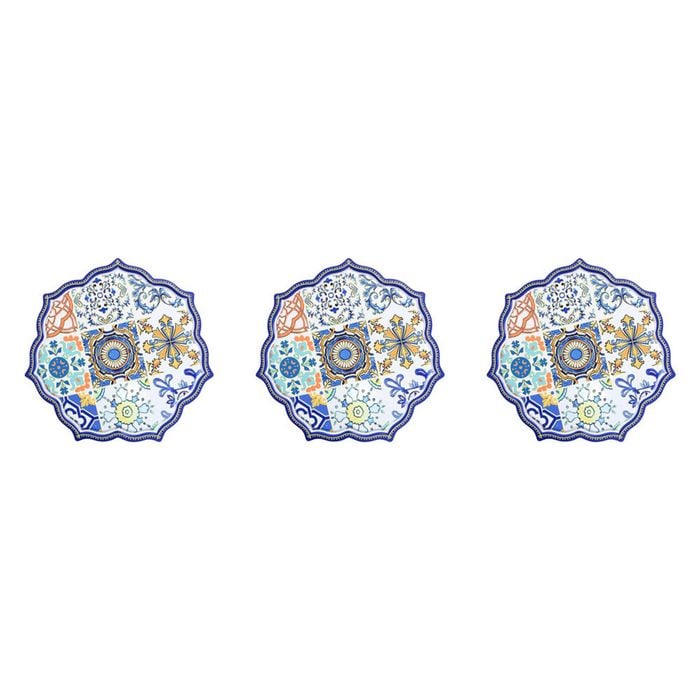 3PK LVD Metal Trivets Moroc Home/Kitchen Decor 20cm Assorted