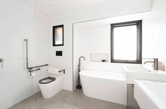 Design accessible bathroom for easy access and movement 